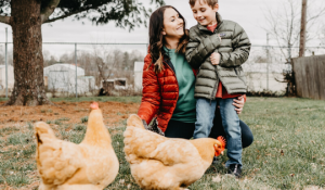backyard-chickens-mother-child
