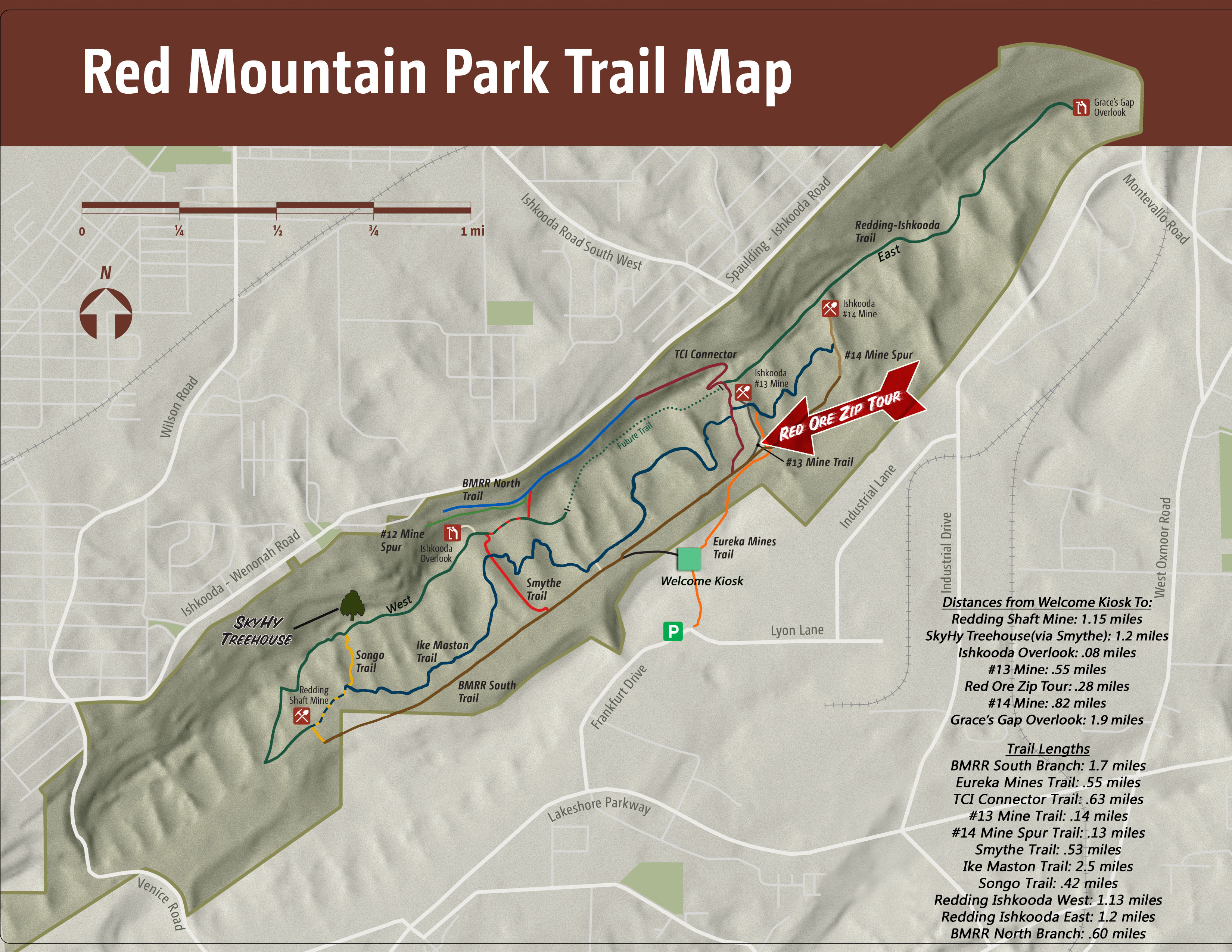 Big Benefit Run trail map